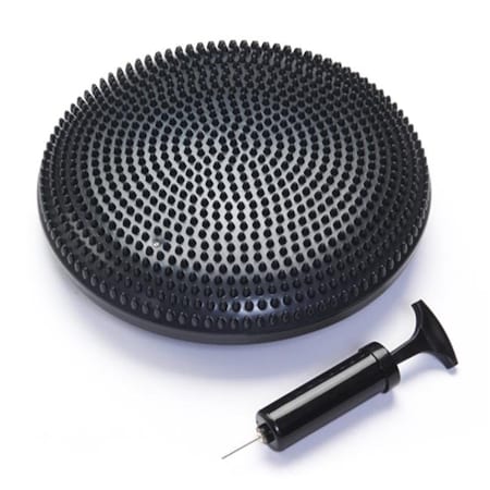 Black Mountain Products Black Mountain Products Balance Disc Black Exercise Balance Stability Disc with Hand Pump; Black Balance Disc Black